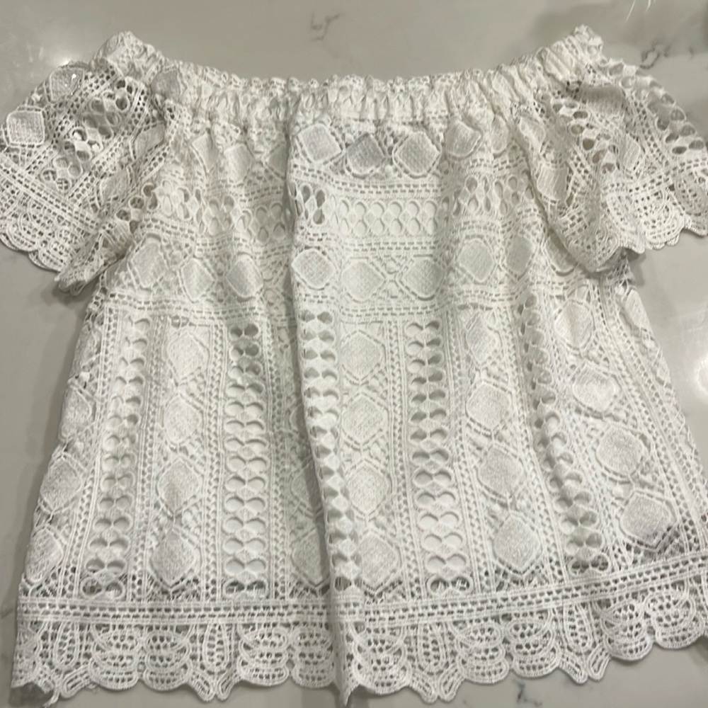 Anthropologie x Sunday in Brooklyn Eyelet Lace Top